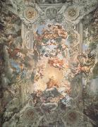 Pietro da Cortona Giorification of the Rule of Urban Vii (nn03) oil on canvas